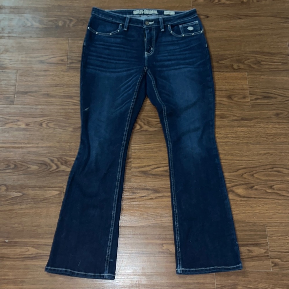 Harley Davidson curvy boot cut jeans size 12